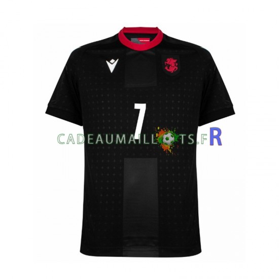 Maillot avec flocage Georgia Kvaratskhelia 7 Extérieur Euro 2024 ,Homme MC