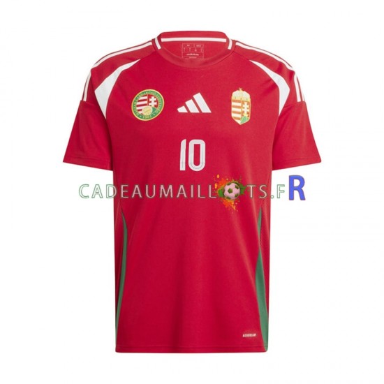 Hongrie Maillot avec flocage Dominik Szoboszlai 10 Domicile Euro 2024 ,Homme MC