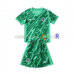Pays-Bas Maillot avec flocage Gardien Domicile Euro 2024 ,Tenue Enfant MC