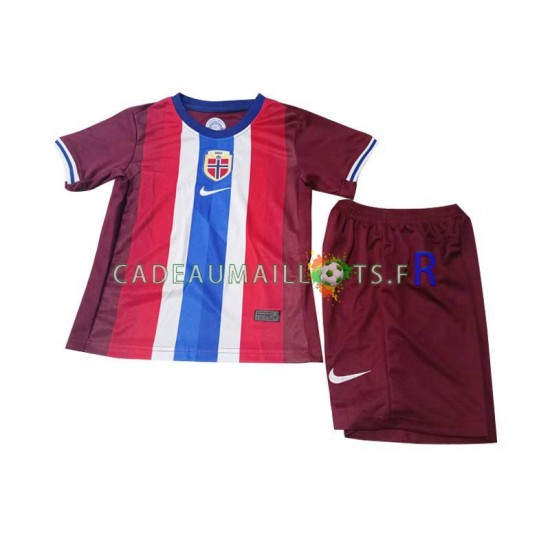 Norvège Maillot avec flocage Domicile 2024 ,Tenue Enfant MC