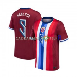 Norvège Maillot avec flocage Haaland 9 Domicile 2024 ,Homme MC