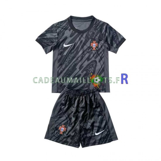 Portugal Maillot avec flocage Gardien Extérieur Euro 2024 ,Tenue Enfant MC
