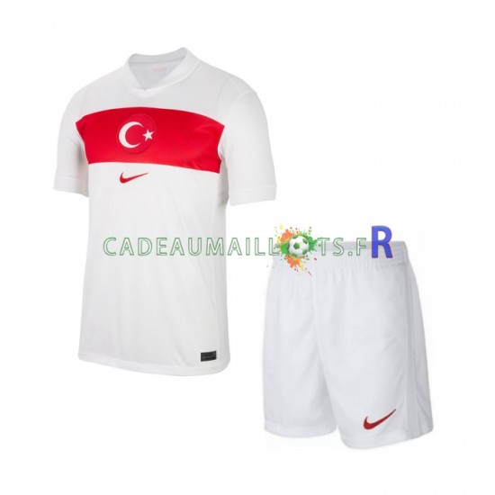 Turquie Maillot avec flocage Domicile Euro 2024 ,Tenue Enfant MC