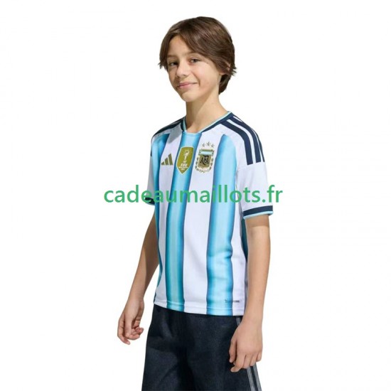 Argentine Maillot avec flocage Domicile Coupe du Monde 2026 ,Tenue Enfant MC