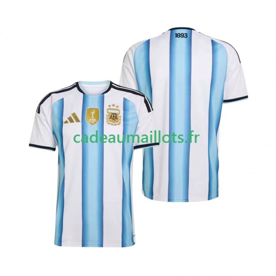Argentine Maillot avec flocage Domicile Coupe du Monde 2026 ,Homme MC