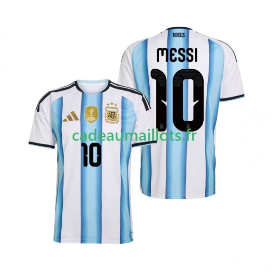 Argentine Maillot avec flocage Lionel Messi 10 Domicile Coupe du Monde 2026 ,Homme MC