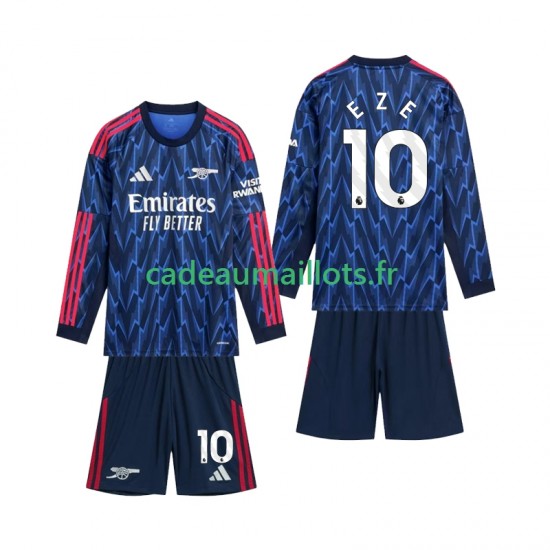 Arsenal Maillot avec flocage Eze 10 Extérieur 2025-2026 ,Tenue Enfant ML Arsenal Maillot avec flocage Eze 10 Extérieur 2025-2026 ,Tenue Enfant ML
