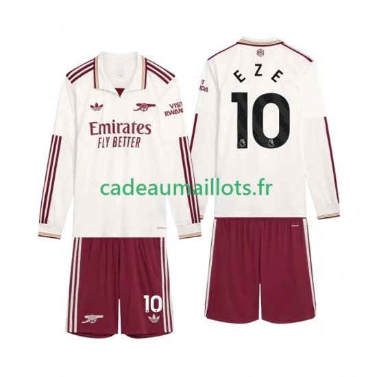 Arsenal Maillot avec flocage Eze 10 3ème 2025-2026 ,Tenue Enfant ML