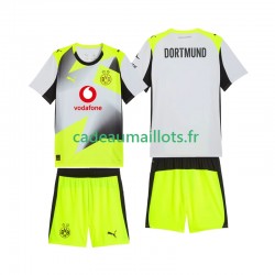 Borussia Dortmund Maillot avec flocage Extérieur 2025-2026 ,Tenue Enfant MC
