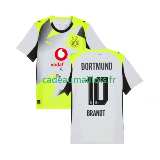 Borussia Dortmund Maillot avec flocage Julian Brandt 10 Extérieur 2025-2026 ,Homme MC
