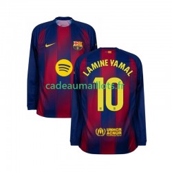 FC Barcelone Maillot avec flocage Lamine Yamal 10 Domicile 2025-2026 ,Homme ML