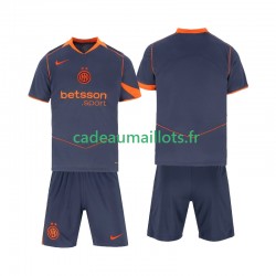 Inter Milan Maillot avec flocage 3ème 2025-2026 ,Tenue Enfant MC