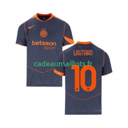Inter Milan Maillot avec flocage Lautaro Martinez 10 3ème 2025-2026 ,Homme MC