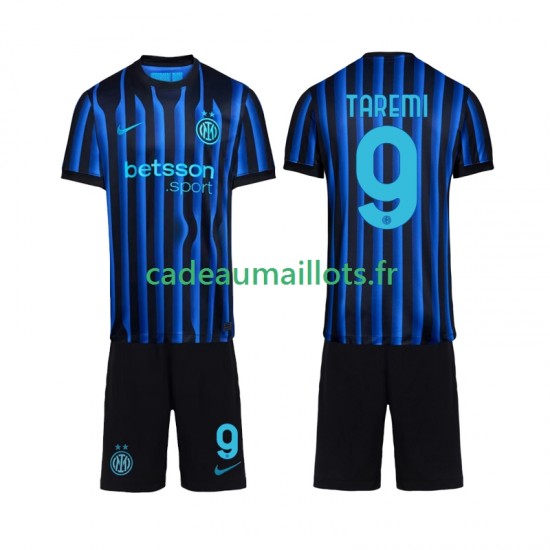 Inter Milan Maillot avec flocage Marcus Thuram 9 Domicile 2025-2026 ,Tenue Enfant MC