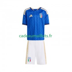 Italie Maillot avec flocage Domicile Coupe du Monde 2026 ,Tenue Enfant MC