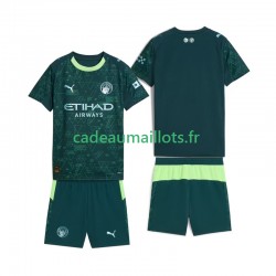 Manchester City Maillot avec flocage 4ème 2025-2026 ,Tenue Enfant MC