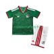Mexique Maillot avec flocage Domicile Coupe du Monde 2026 ,Tenue Enfant MC