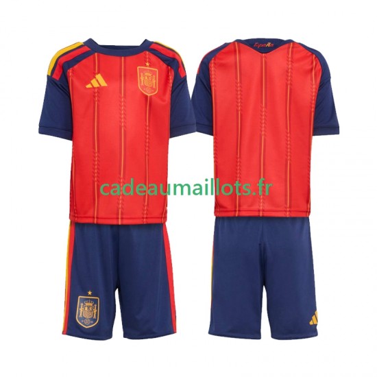 Espagne Maillot avec flocage Domicile Coupe du Monde 2026 ,Tenue Enfant MC Espagne Maillot avec flocage Domicile Coupe du Monde 2026 ,Tenue Enfant MC