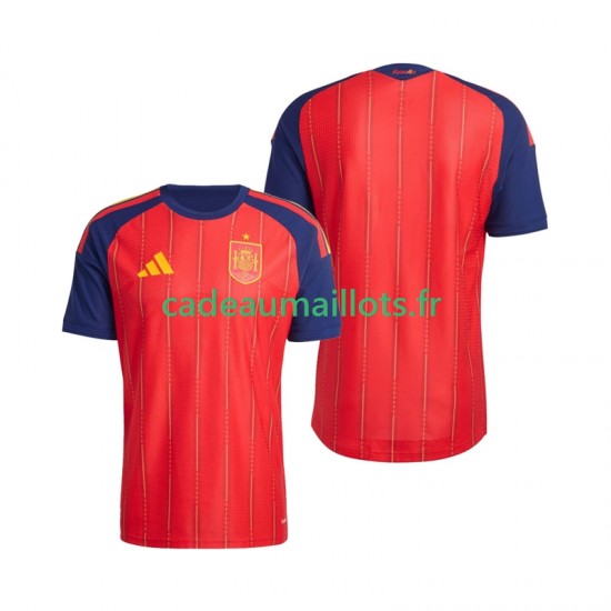 Espagne Maillot avec flocage Domicile Coupe du Monde 2026 ,Homme MC