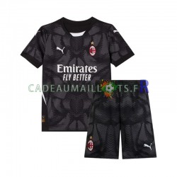 AC Milan Maillot avec flocage Noir Gardien Domicile 2024-2025 ,Tenue Enfant MC