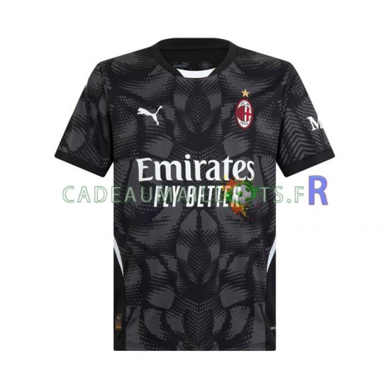AC Milan Maillot avec flocage Noir Gardien Domicile 2024-2025 ,Homme MC