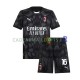 AC Milan Maillot avec flocage Noir Mike Maignan 16 Gardien Domicile 2024-2025 ,Tenue Enfant MC