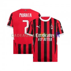 AC Milan Maillot avec flocage UCL Font MORATA 7 Domicile 2024-2025 ,Homme MC