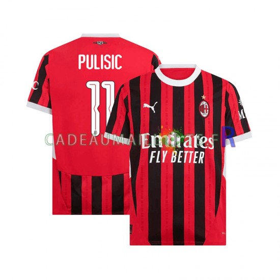 AC Milan Maillot avec flocage UCL Font PULISIC 11 Domicile 2024-2025 ,Homme MC