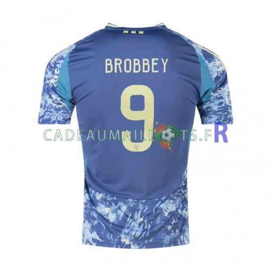 Ajax Amsterdam Maillot avec flocage Brian Brobbey 9 Extérieur 2024-2025 ,Homme MC