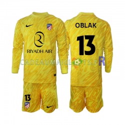 Atlético Madrid Maillot avec flocage Jan Oblak 13 Gardien 3ème 2024-2025 ,Tenue Enfant ML