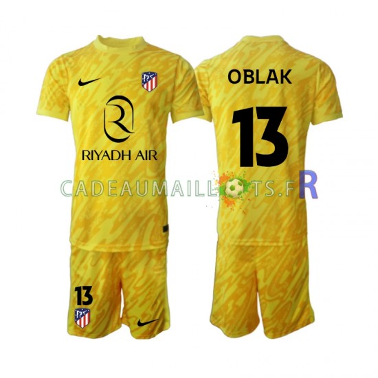 Atlético Madrid Maillot avec flocage Jan Oblak 13 Gardien 3ème 2024-2025 ,Tenue Enfant MC