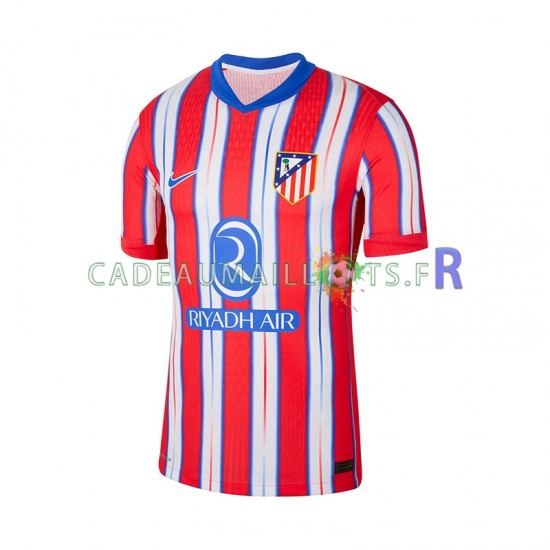 Atlético Madrid Maillot avec flocage Domicile 2024-2025 ,Homme MC