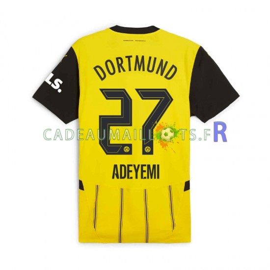 Borussia Dortmund Maillot avec flocage Karim Adeyemi 27 Domicile 2024-2025 ,Homme MC