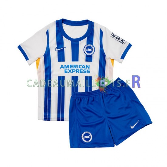 Brighton Hove Albion Maillot avec flocage Domicile 2024-2025 ,Tenue Enfant MC