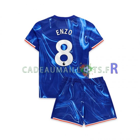 Chelsea Maillot avec flocage Enzo 8 Domicile 2024-2025 ,Tenue Enfant MC