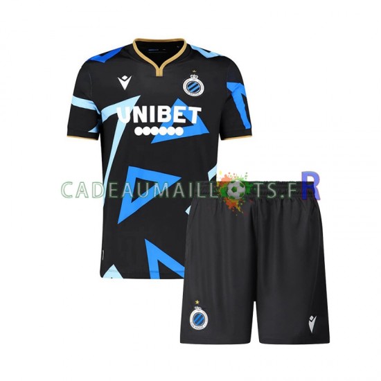 Club Brugge Maillot avec flocage 4ème 2023-2024 ,Tenue Enfant MC