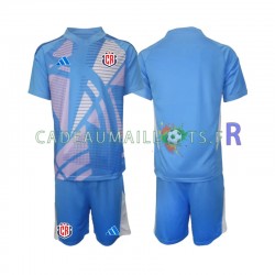 Costa Rica Maillot avec flocage Bleu Gardien Domicile 2024 ,Tenue Enfant MC