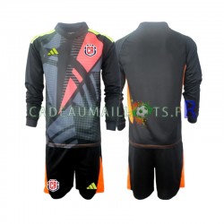 Costa Rica Maillot avec flocage Noir Gardien 3ème 2024 ,Tenue Enfant ML