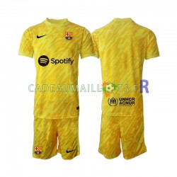 FC Barcelone Maillot avec flocage Gardien Extérieur 2024-2025 ,Tenue Enfant MC FC Barcelone Maillot avec flocage Gardien Extérieur 2024-2025 ,Tenue Enfant MC