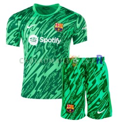 FC Barcelone Maillot avec flocage Vert Gardien Domicile 2024-2025 ,Tenue Enfant MC FC Barcelone Maillot avec flocage Vert Gardien Domicile 2024-2025 ,Tenue Enfant MC