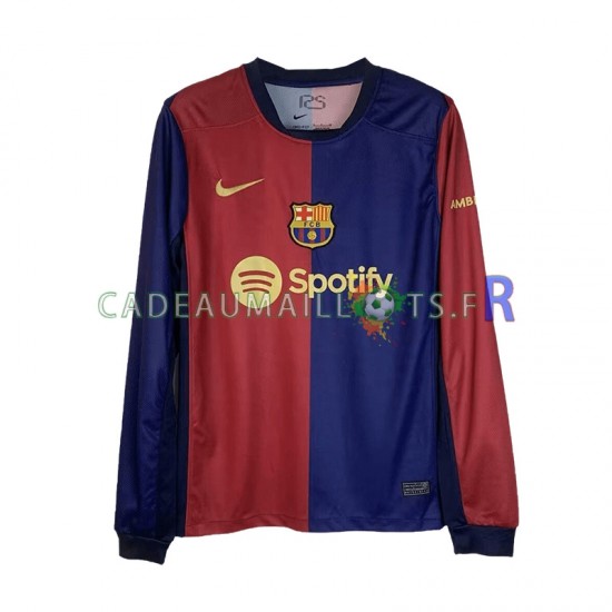 FC Barcelone Maillot avec flocage Domicile 2024-2025 ,Homme ML