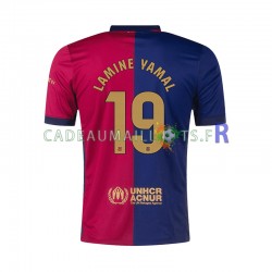 FC Barcelone Maillot avec flocage Lamine Yamal 19 Domicile 2024-2025 ,Homme MC