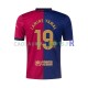 FC Barcelone Maillot avec flocage Lamine Yamal 19 Domicile 2024-2025 ,Homme MC