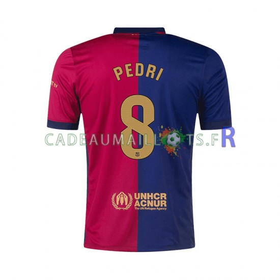 FC Barcelone Maillot avec flocage PEDRI 8 Domicile 2024-2025 ,Homme MC