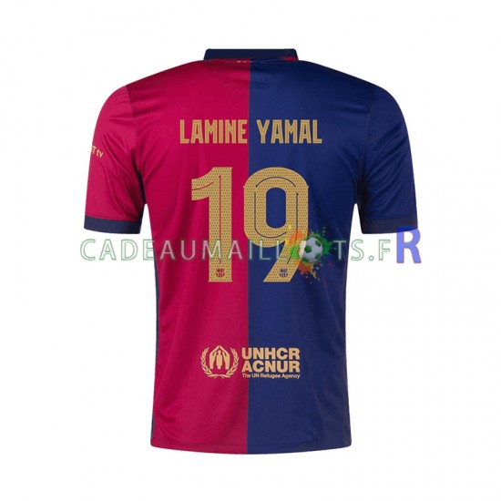 FC Barcelone Maillot avec flocage UCL Font Lamine Yamal 19 Domicile 2024-2025 ,Homme MC