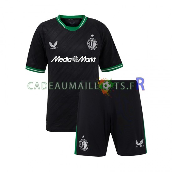 Feyenoord Rotterdam Maillot avec flocage Extérieur 2024-2025 ,Tenue Enfant MC