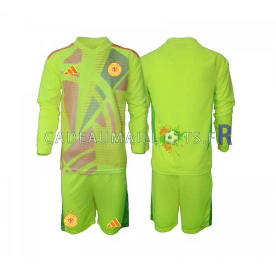 Allemagne Maillot avec flocage Gardien Extérieur Euro 2024 ,Tenue Enfant ML