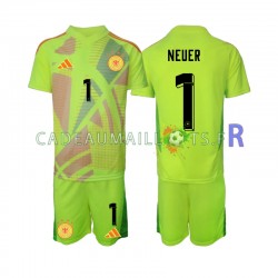 Allemagne Maillot avec flocage Manuel Neuer 1 Gardien Extérieur Euro 2024 ,Tenue Enfant MC