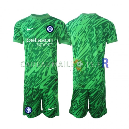 Inter Milan Maillot avec flocage Gardien Domicile 2024-2025 ,Tenue Enfant MC