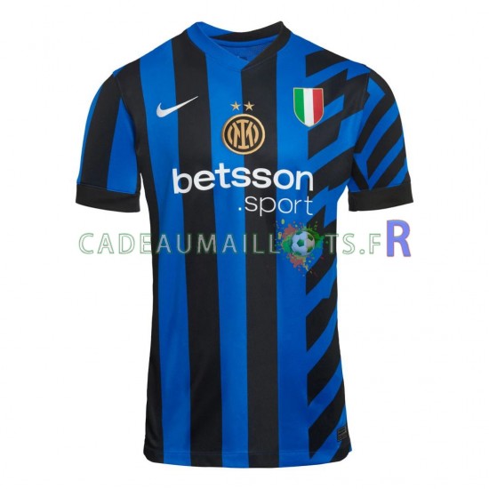 Inter Milan Maillot avec flocage Domicile 2024-2025 ,Homme MC